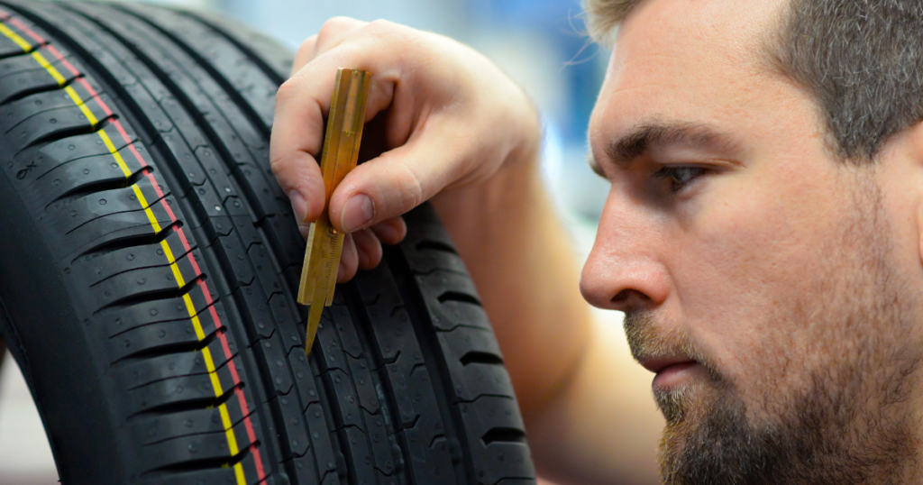 What is the minimum legal tread depth for a car - check